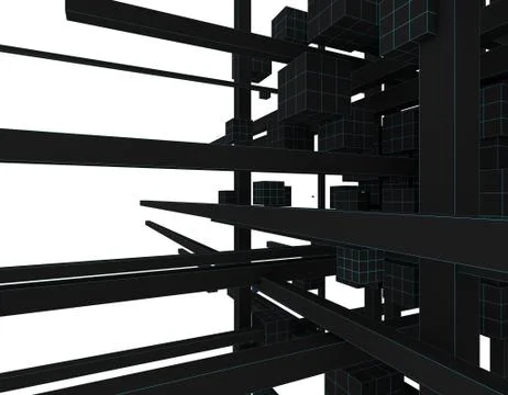 Polygon technology, data structure Illustrazione stock
