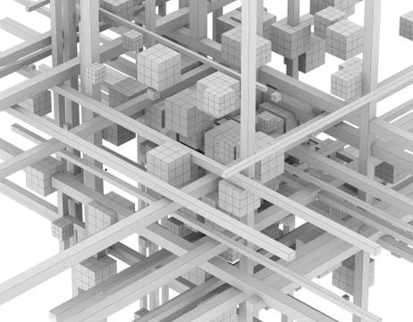 Polygon technology, data structure 스톡 일러스트