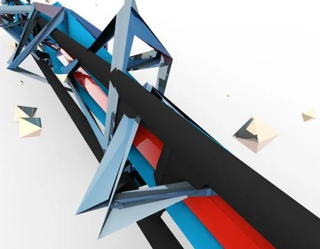 Polygon technology, data structure Stock Illustration