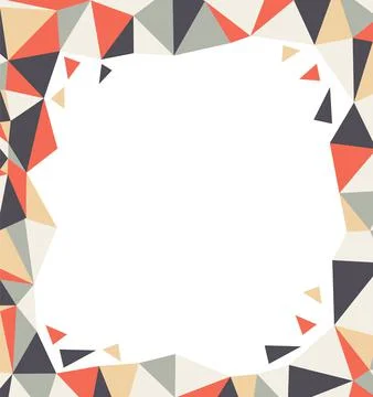 Polygon triangles  background Abstract copy space Stock Illustration