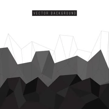 Polygon Vector Background Stock Illustration