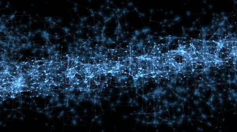 Polygon Vector Grid Matrix Stock Footage