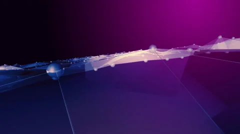 Polygon wave loop Stock-Footage 57540472