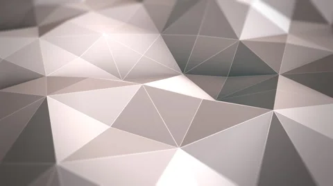 Polygon Waves Stock Footage
