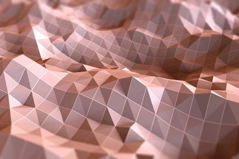 Polygon Waves Stock Footage 889245