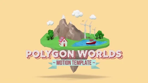 Polygon Worlds Stock After Effects