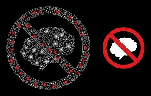 Polygonal 2D Mesh Brainless with Magic イラスト素材