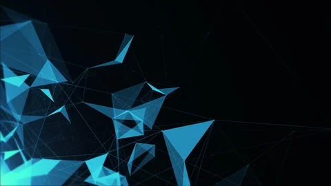 Polygonal Abstract Background Stock Footage 89834887