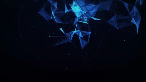 Polygonal Abstract Background Stock Footage 89835746