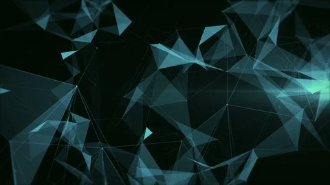 Polygonal Abstract Background Stock Footage 89836982