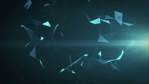 Polygonal Abstract Background Stock Footage 89836991
