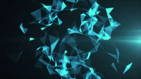 Polygonal Abstract Background Stock Footage 89872891