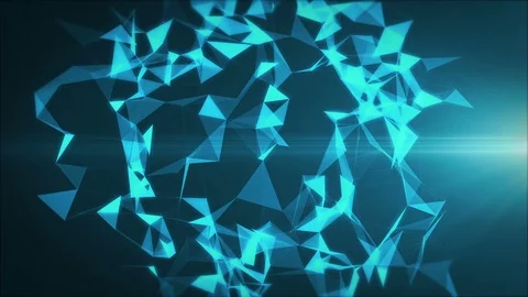 Polygonal Abstract Background Stock Footage 89873363