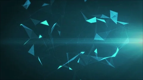 Polygonal Abstract Background Video stock 89873572