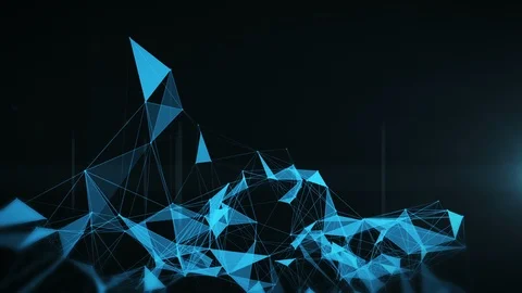 Polygonal Abstract Background Stock Footage 89874088