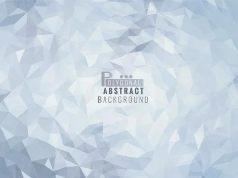 Polygonal abstract background on light blue shade Stock Illustration