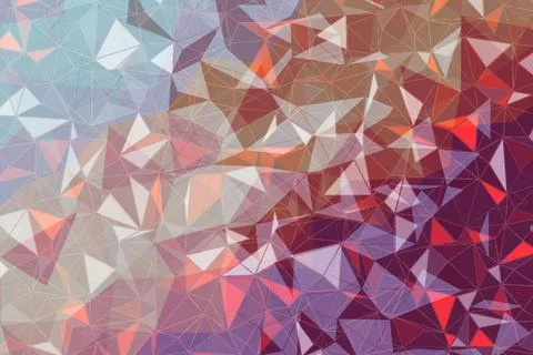 Polygonal abstract background.  Template geometric business design with trian Stock Illustration
