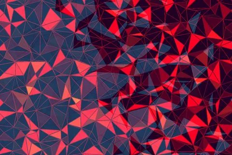 Polygonal abstract background.  Template geometric business design with tri.. Stockillustratie