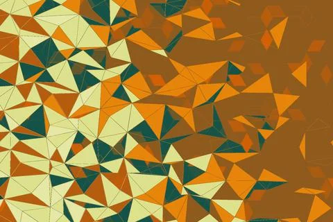 Polygonal abstract background.  Template geometric business design with trian Stock Photos