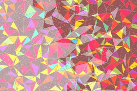 Polygonal abstract background.  Template geometric business design with trian Stock Photos