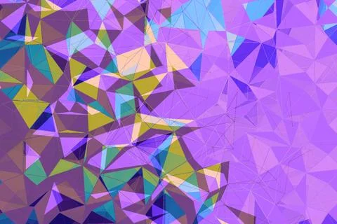 Polygonal abstract background.  Template geometric business design with tri.. Stock Photos