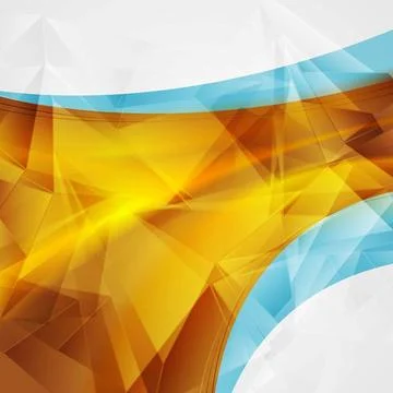 Polygonal abstract background with waves Polygonal abstract tech backgroun... 스톡 사진