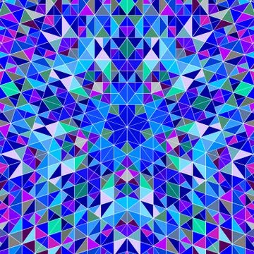Polygonal abstract dynamic circular tiled pattern background Stockillustratie