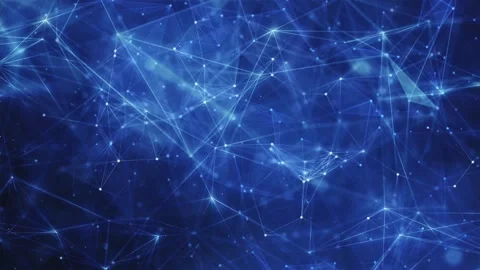 Polygonal Abstract Plexus Technology Connection 動画素材 283666214