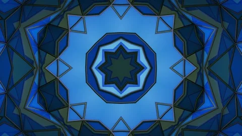 Polygonal abstract surface. Semless loop 3D render Video stock 71753493