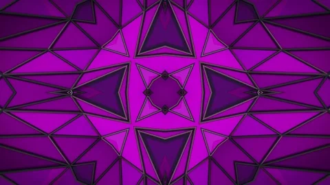 Polygonal abstract surface. Semless loop 3D render Stock Footage 71787942