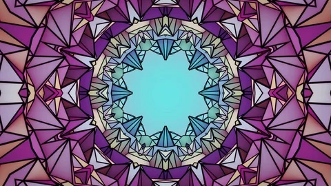 Polygonal abstract surface. Semless loop 3D render Stock Footage 72734505