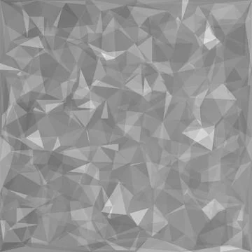 Polygonal Background Grey Abstract Polygonal Background. Grey Triangles Pa... 스톡 사진