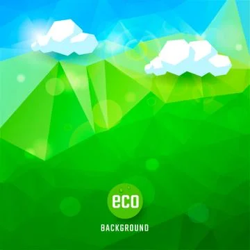 Polygonal background Stock Illustration