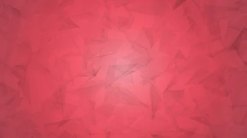 Polygonal background low poly red with connecting dots and lines. Connection Stock Footage 84345962