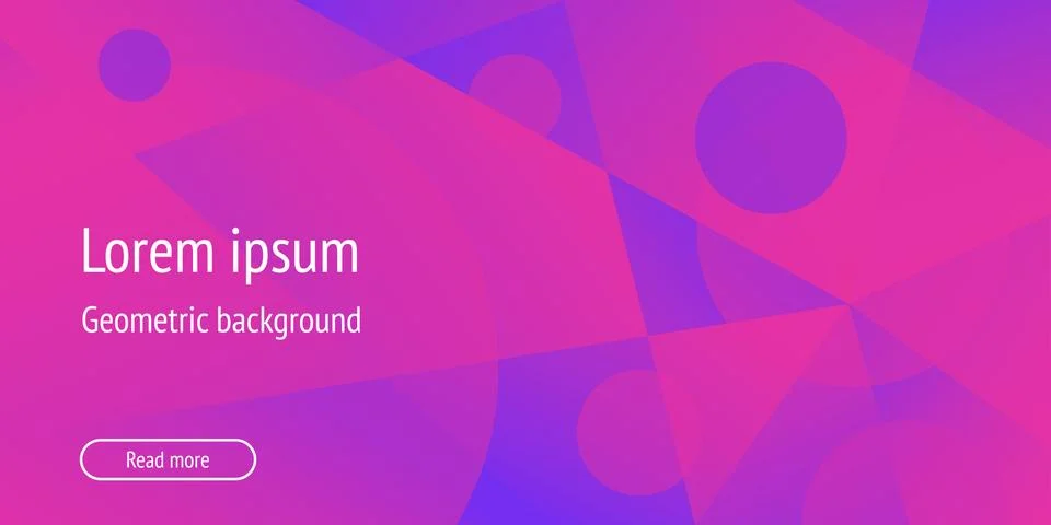 Polygonal background with purple elements Stock Illustration