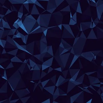 Polygonal background of shades of Blue Illustrazione stock