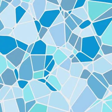 Polygonal Blue Mosaic Background, Modern colorful mosaic cristal Vector Stockillustratie