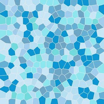 Polygonal Blue Mosaic Background, Modern colorful mosaic cristal Vector Stockillustratie