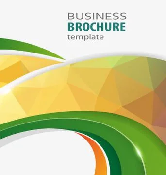 Polygonal business background Stock Illustration