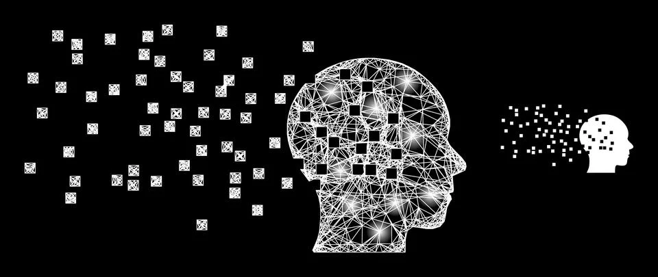 Polygonal Carcass Mesh Human Memory Synthesis with Magic Stock Illustration