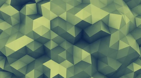 Polygonal chaotic surface loopable 3D rendering 4k UHD (3840x2160) Stock Footage 65380691