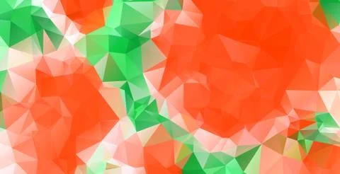 Polygonal colorful pattern of triangles. Geometric gradient background. Trian Stock Illustration