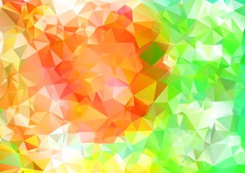 Polygonal colorful pattern of triangles. Geometric gradient background. Trian Illustrazione stock