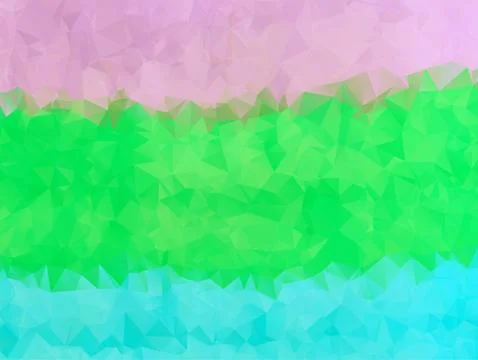 Polygonal colorful pattern of triangles. Geometric gradient background. Trian Stock Illustration