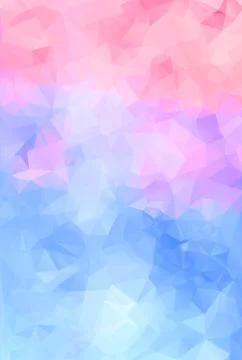 Polygonal colorful pattern of triangles. Geometric gradient background. Trian Stock Illustration