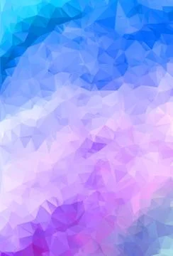 Polygonal colorful pattern of triangles. Geometric gradient background. Trian Stock Illustration