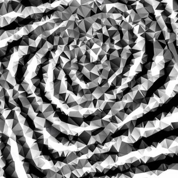 Polygonal colorful pattern of triangles. Geometric gradient background. Trian Stock Illustration