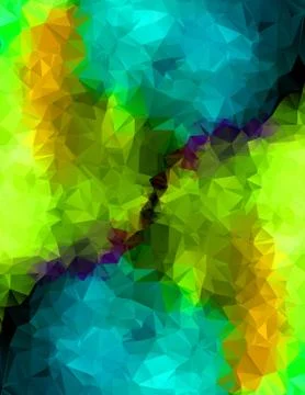 Polygonal colorful pattern of triangles. Geometric gradient background. Trian 스톡 일러스트