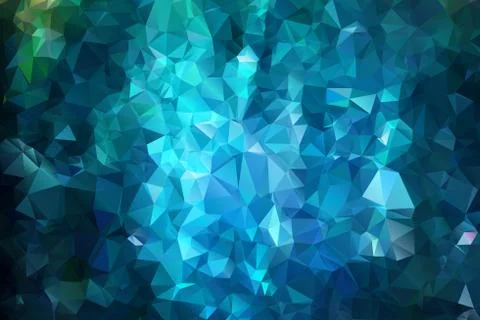 Polygonal colorful pattern of triangles. Geometric gradient background. Trian Illustrazione stock