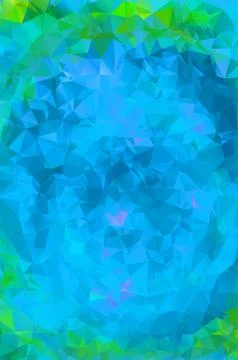 Polygonal colorful pattern of triangles. Geometric gradient background. Trian Stock Illustration